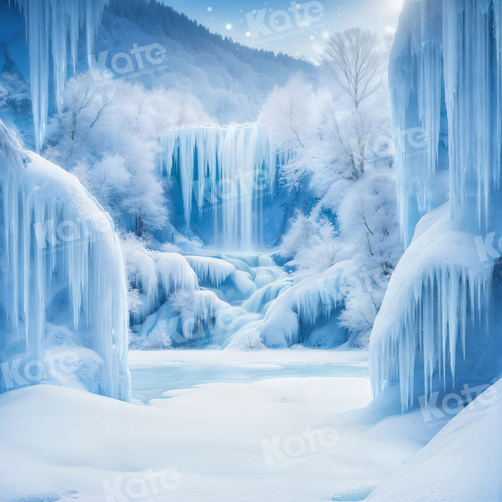 Winter ice frost, frozen background. frosted window glass textur Stock  Photo by ©miramiska 107269974