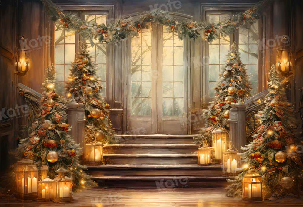 Kate Christmas Tree Candle Palace Backdrop Designed By Chain Photograp