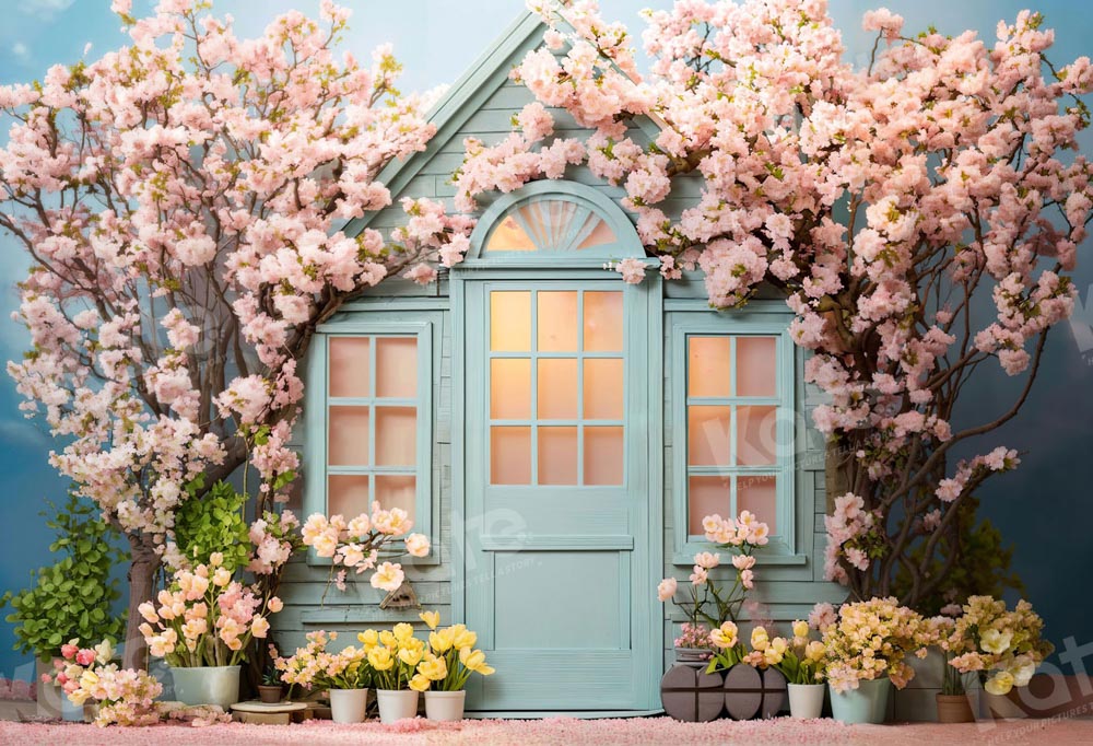 Sfondo per casa con fiori di primavera progettato da Emetselch
