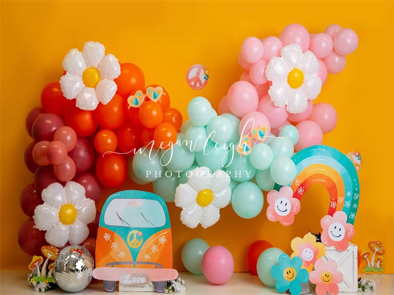 Fondo de Fiesta Groovy Diseñado por Megan Leigh Photography