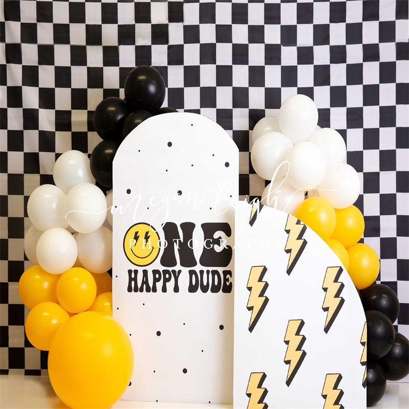 Kate One Happy Dude Backdrop Designed by Megan Leigh Photography