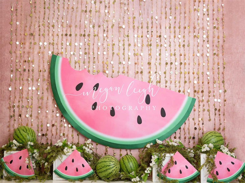 Kate Summer Watermelon Backdrop Designed by Megan Leigh Photography