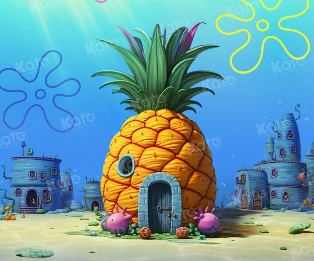 Sfondo Casa Ananas del Mondo Sottomarino Progettato da GQ