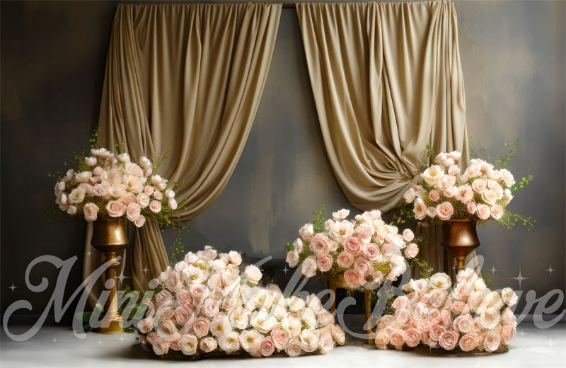 Kate Fine Art Dual Tone Curtain Wall Backdrop Designed by Mini MakeBelieve