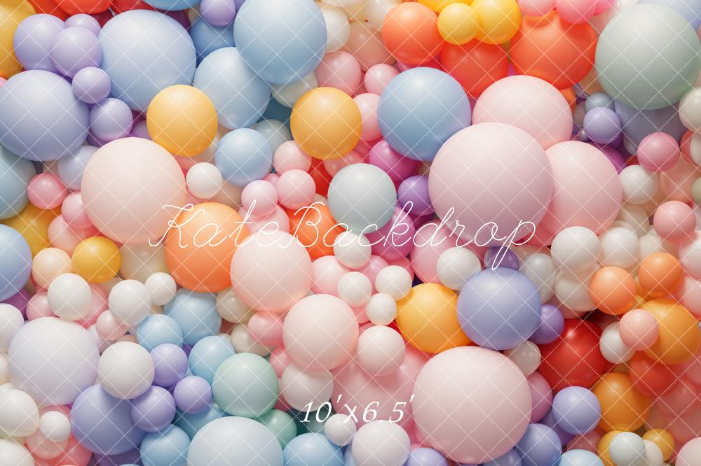 Fondo de globos coloridos diseñado por Emetselch