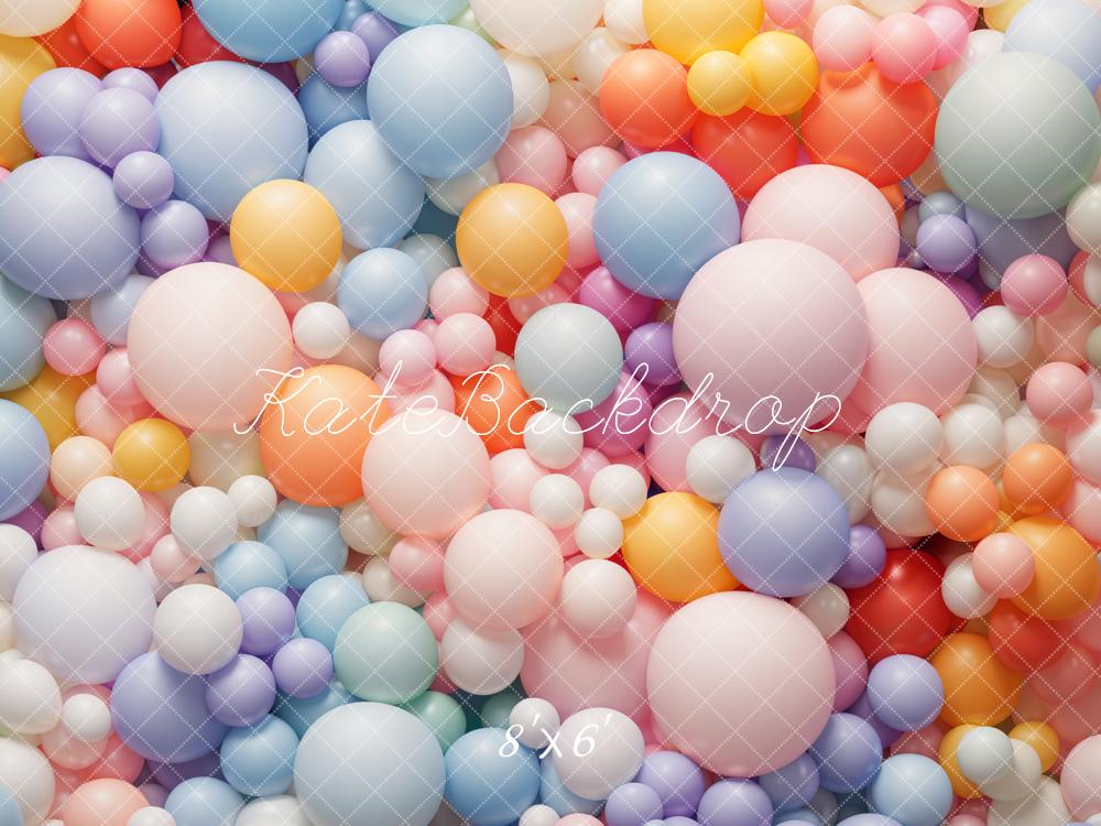 Fondo de globos coloridos diseñado por Emetselch