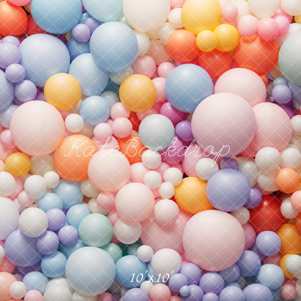 Fondo de globos coloridos diseñado por Emetselch