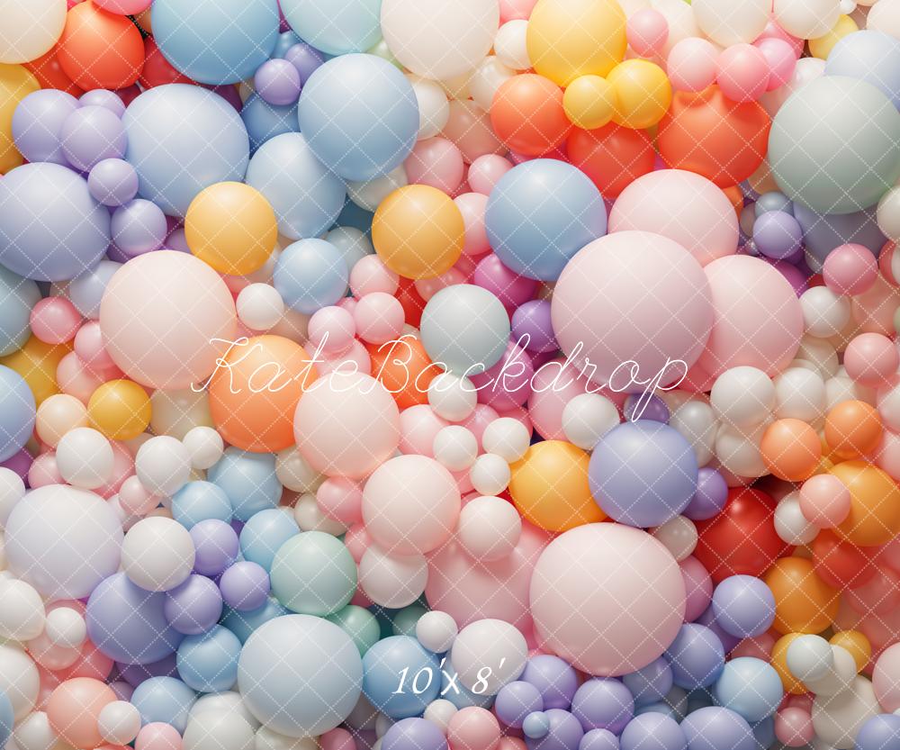 Fondo de globos coloridos diseñado por Emetselch