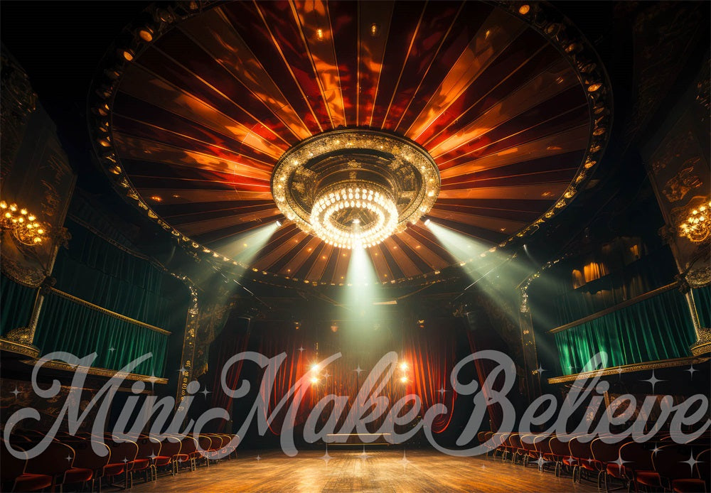 Interieurconcerttheaterachtergrond ontworpen door Mini MakeBelieve