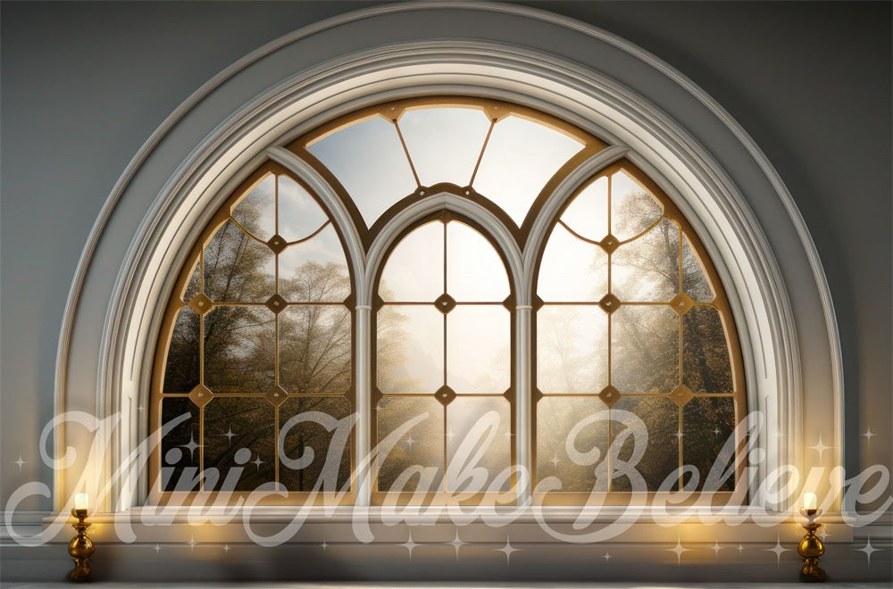 Kate Interior Window Steampunk Backdrop Designed by Mini MakeBelieve