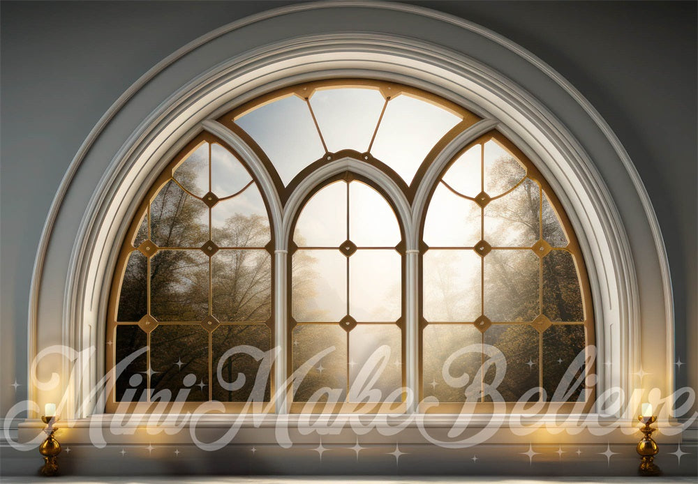 Fondo de ventana interior de estilo steampunk diseñado por Mini MakeBelieve