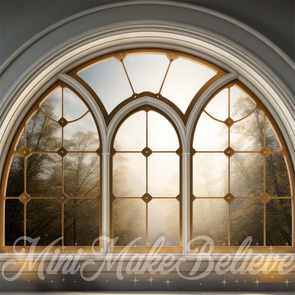 Fondo de ventana interior de estilo steampunk diseñado por Mini MakeBelieve