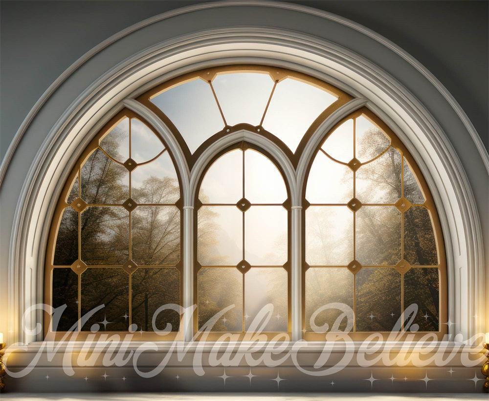 Fondo de ventana interior de estilo steampunk diseñado por Mini MakeBelieve