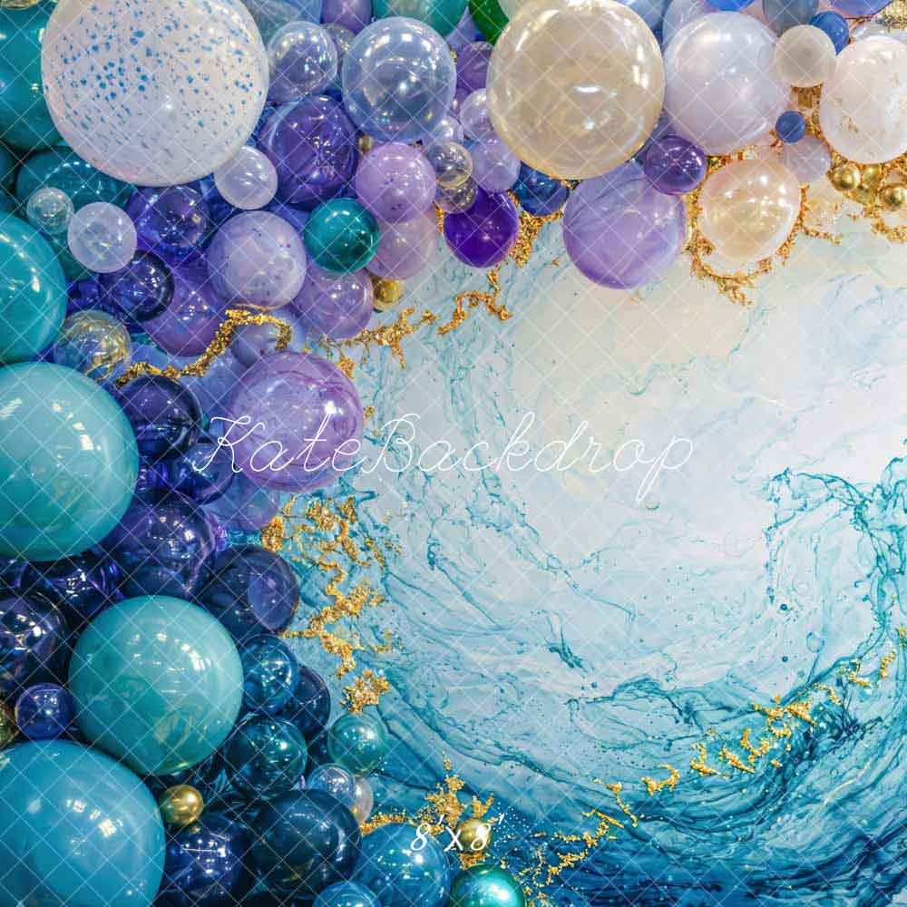 Kate Animated Colorful Balloons Backdrop Designed by Chain Photography