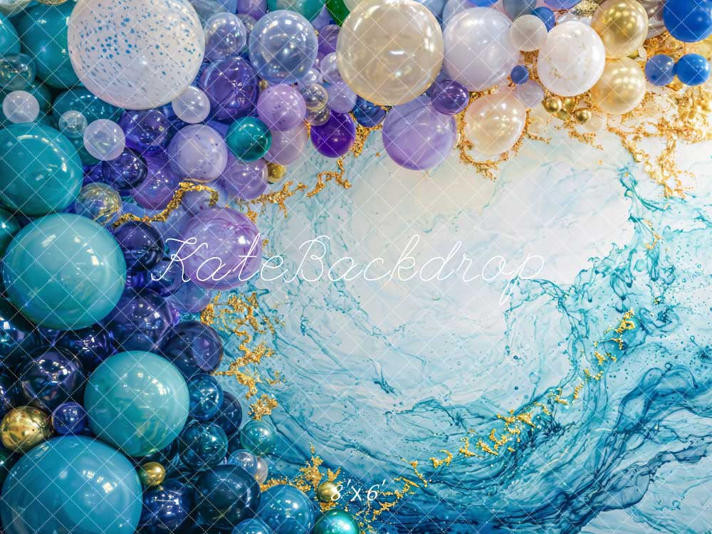 Kate Animated Colorful Balloons Backdrop Designed by Chain Photography