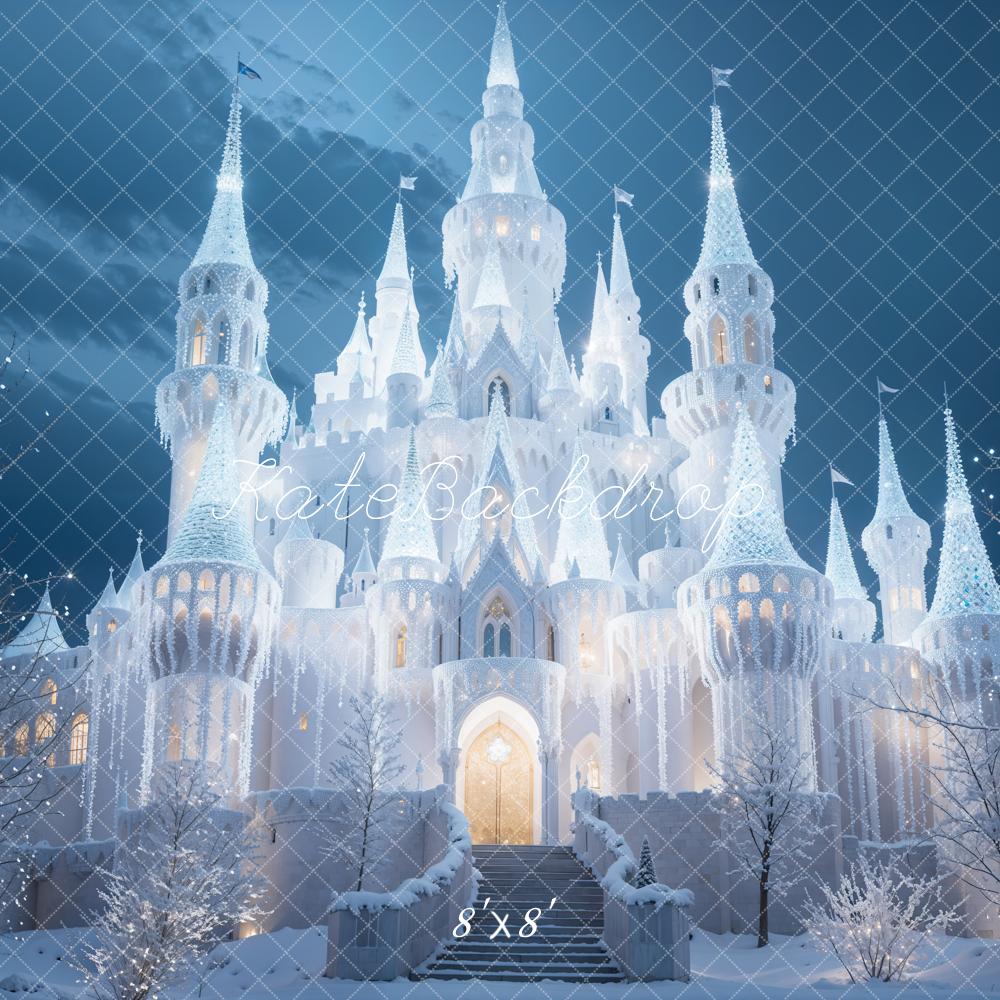 Fondo de castillo de Winter Ice and Snow World diseñado por Chain Photography