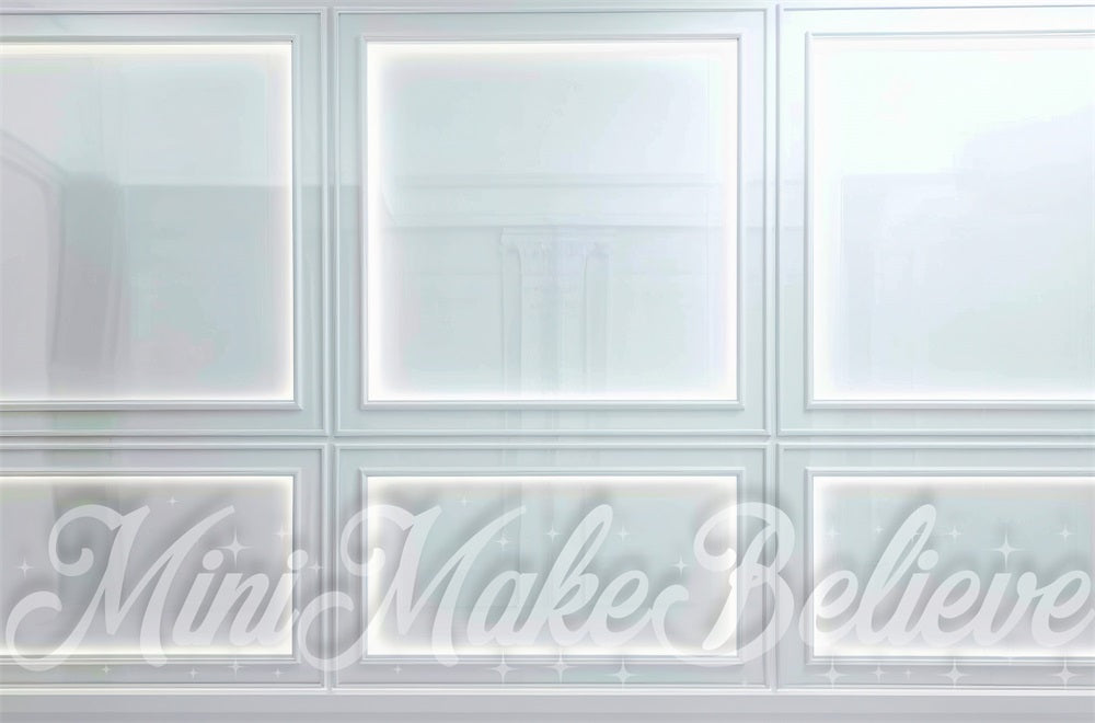 Sfondo illuminato per parete interna progettato da Mini MakeBelieve