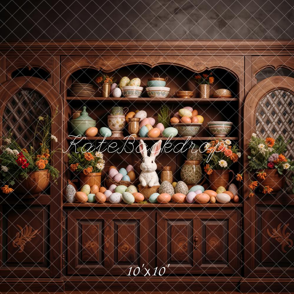 Kate Easter Egg Bunny Cupboard Backdrop Designed by Emetselch