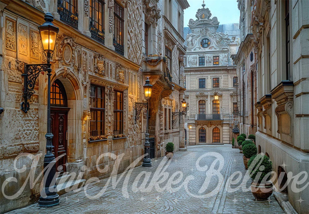 Fondo de calle de Londres diseñado por Mini MakeBelieve