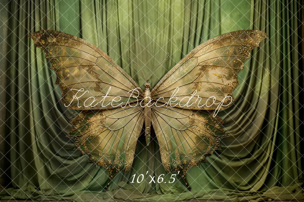 Kate Green Butterfly Curtains Backdrop Designed by Chain Photography