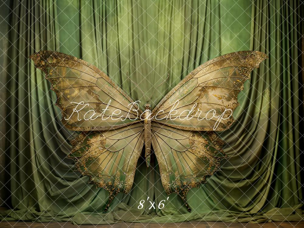 Kate Green Butterfly Curtains Backdrop Designed by Chain Photography