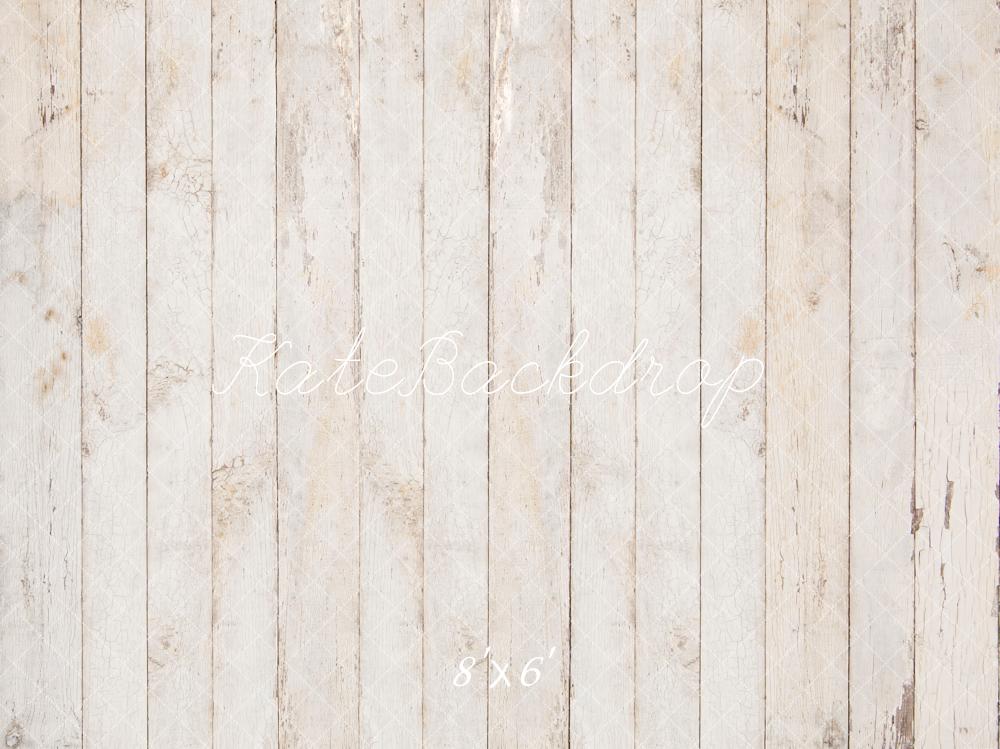 Fondo de Piso de Madera Blanco Diseñado por Kate Imagen