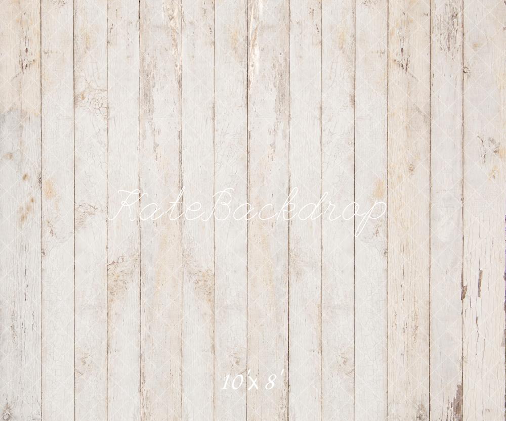 Fondo de Piso de Madera Blanco Diseñado por Kate Imagen