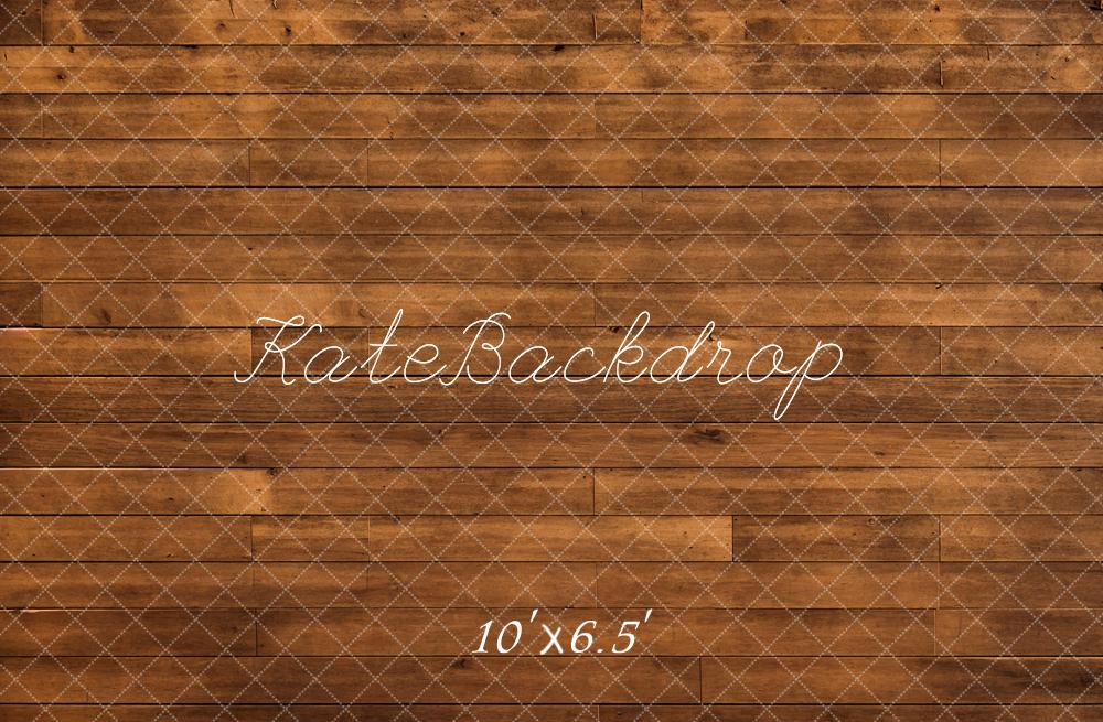 Kate Dark Brown Wooden Floor Backdrop Designed by Kate Image