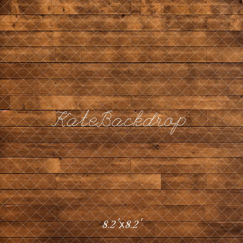 Kate Dark Brown Wooden Floor Backdrop Designed by Kate Image