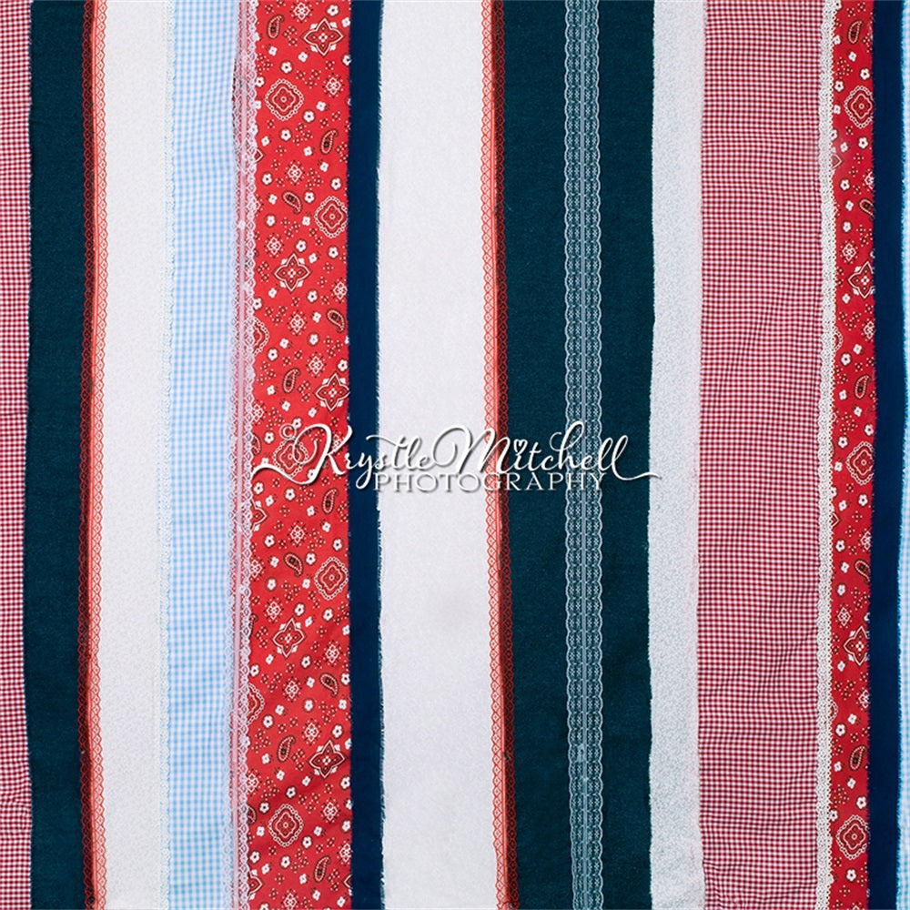 Kate Retro Fine Art Colorful Stripe Backdrop Designed By Krystle Mitchell Photography