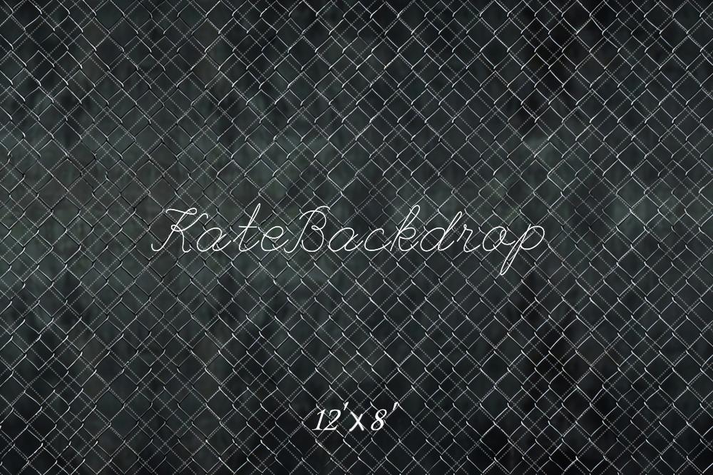 Kate Retro Black Solid Wire Fence Backdrop Designed by Lidia Redekopp