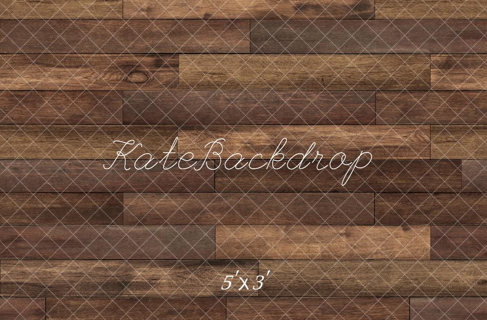 Kate Brown Striped Wood Floor Backdrop Designed by Kate Image