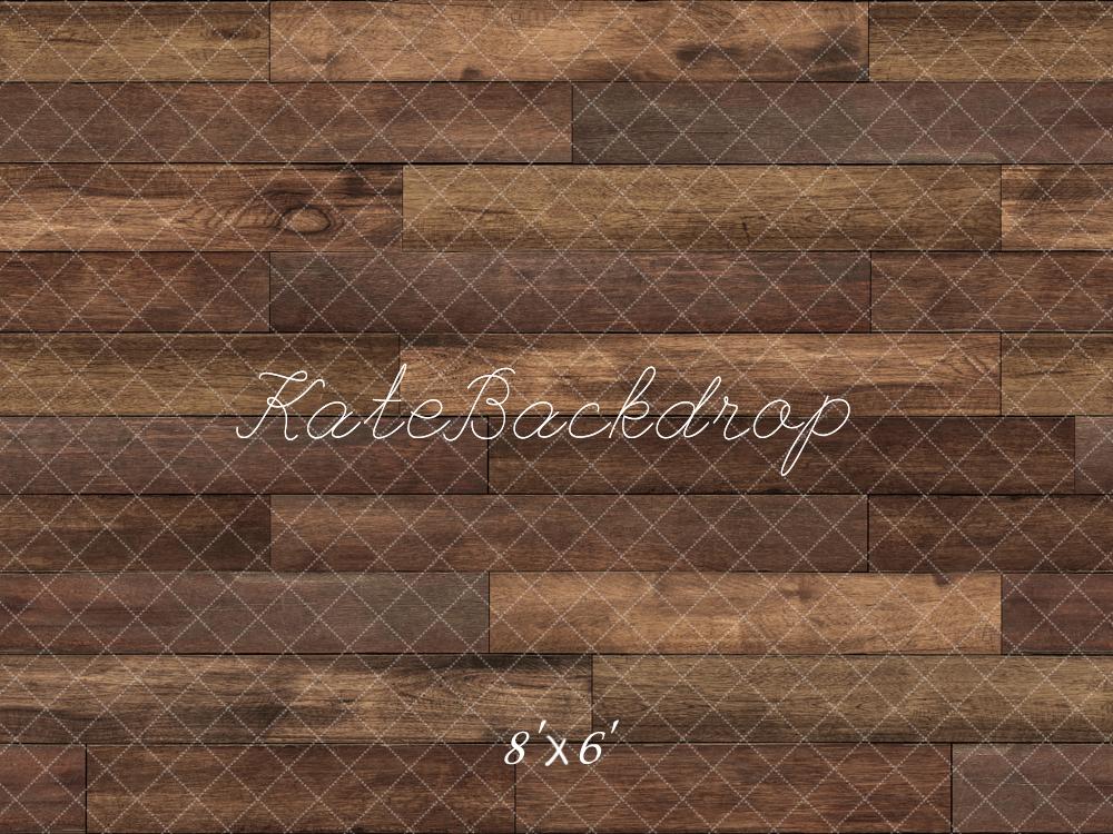Kate Brown Striped Wood Floor Backdrop Designed by Kate Image