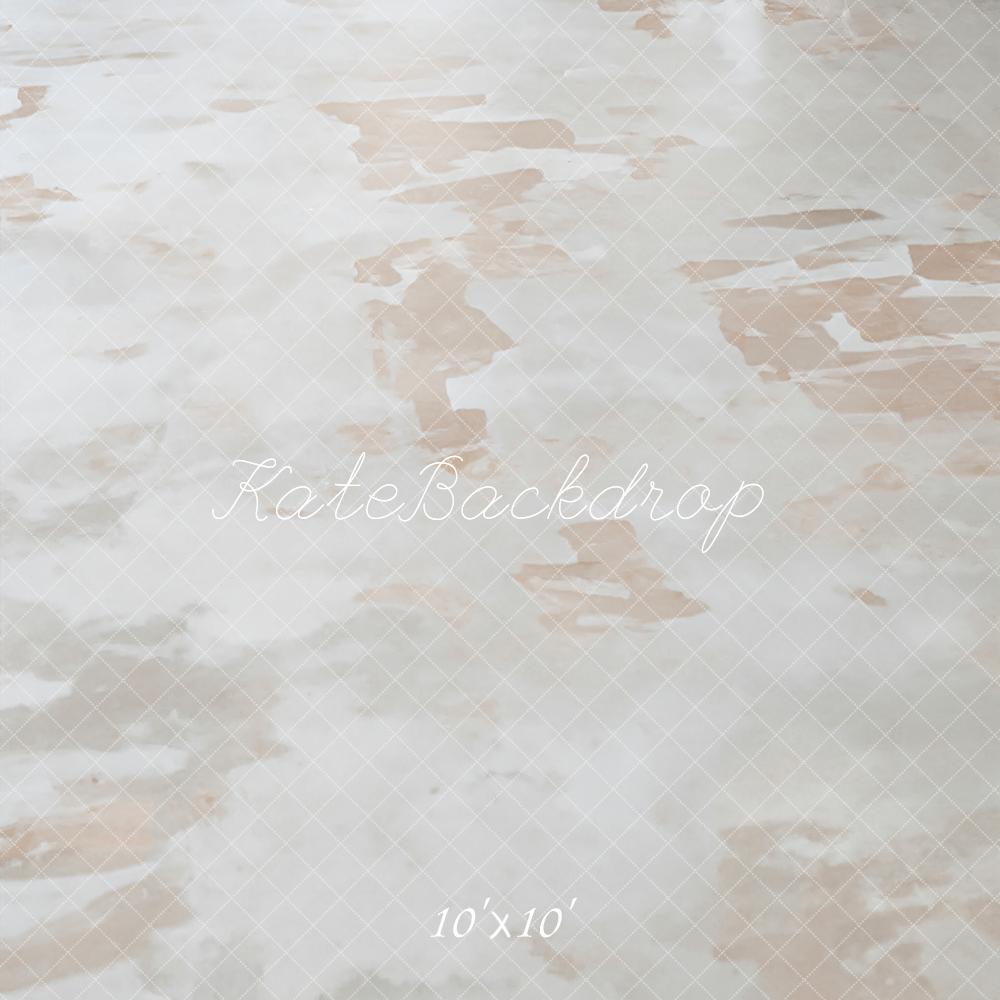 Kate Retro White Brown Marble Floor Backdrop Designed by Kate Image