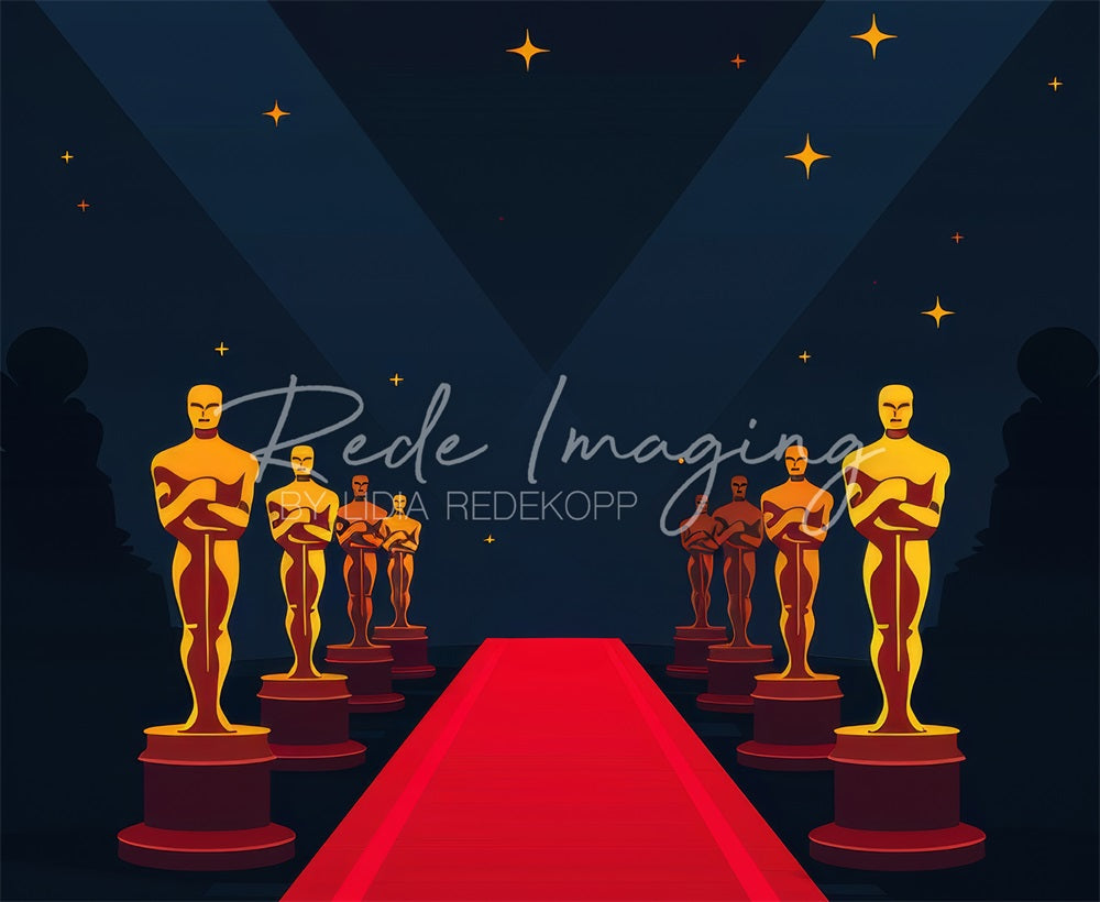 Kate Retro Movie Red Carpet Stage Backdrop Designed by Lidia Redekopp