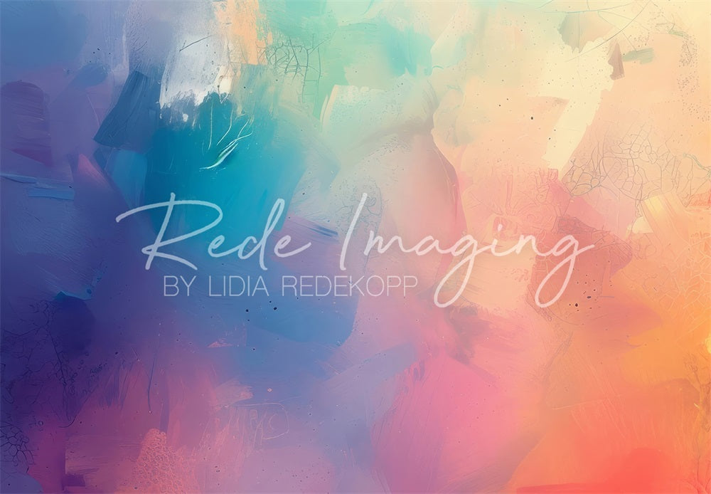 TEST Kate Fine Art Colorful Pastel Painting Backdrop Designed by Lidia Redekopp