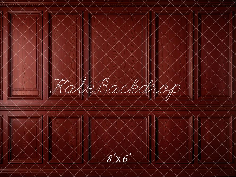 Kate Dark Red Vintage Wall Backdrop Designed by Emetselch