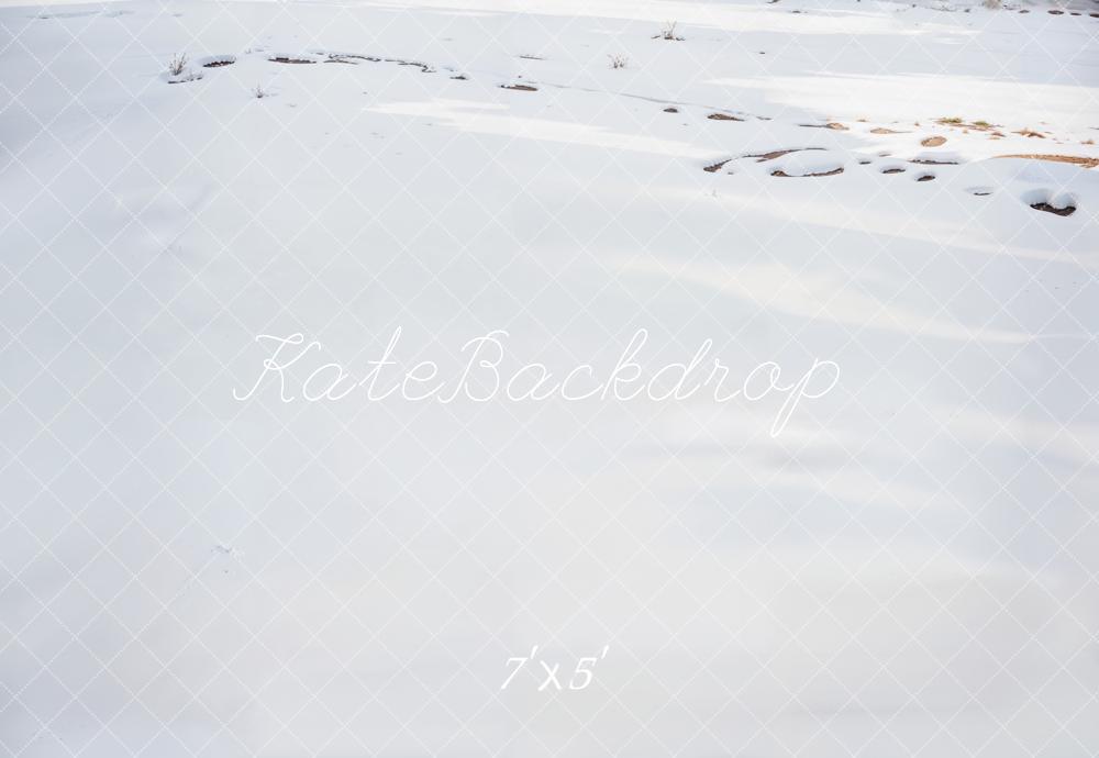 Kate Winter White Snow Floor Backdrop Designed by Emetselch