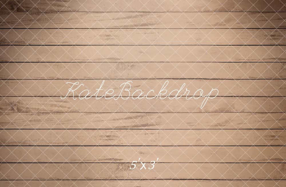 Kate Dark Beige Wood Striped Floor Backdrop Designed by Kate Image
