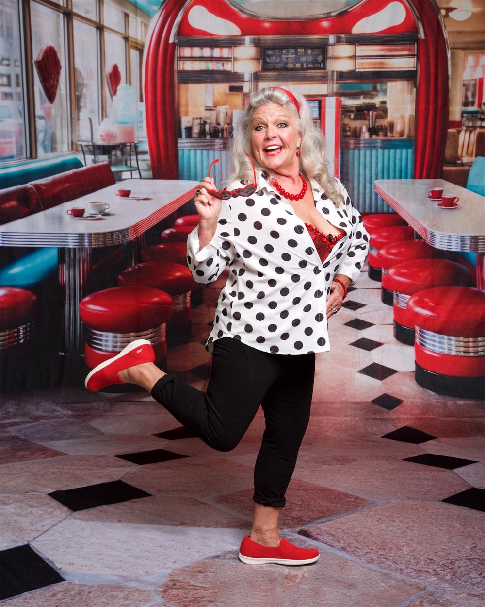 Kate Retro Diner Backdrop Designed by Lidia Redekopp