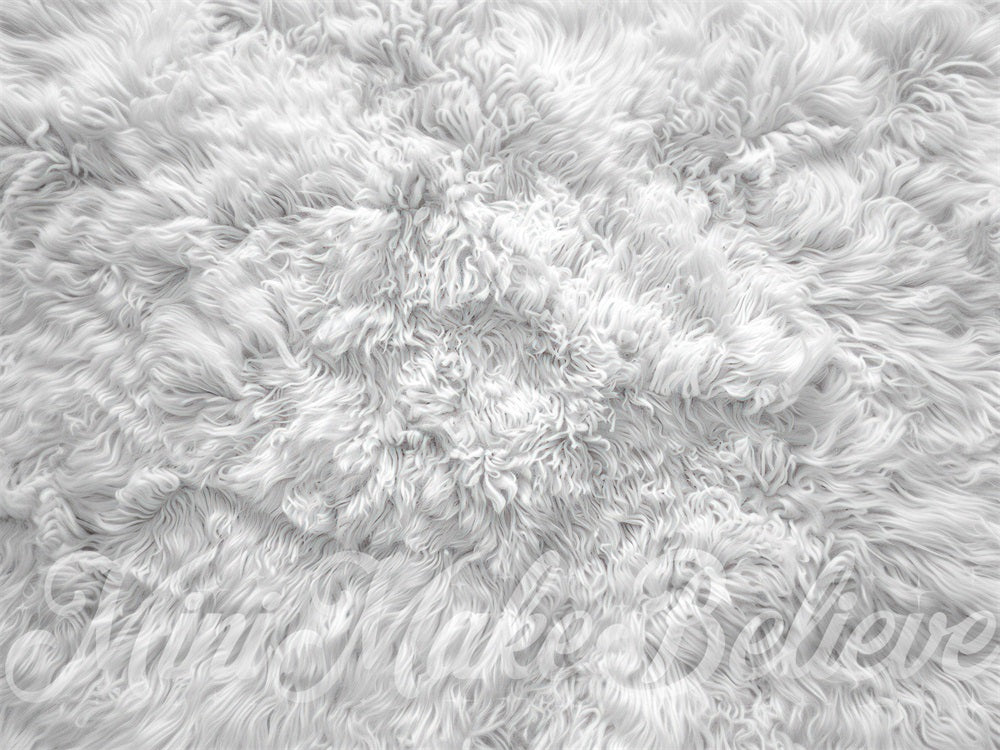 Witte shag tapijt vloerachtergrond ontworpen door Mini MakeBelieve