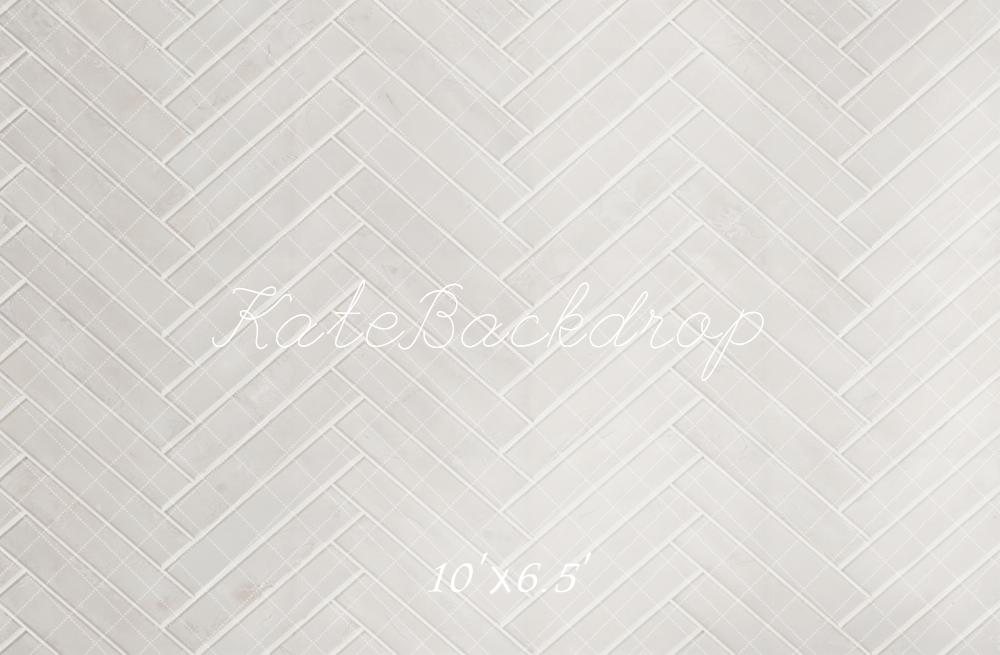 Kate White Herringbone Wooden Floor Backdrop Designed by Kate Image