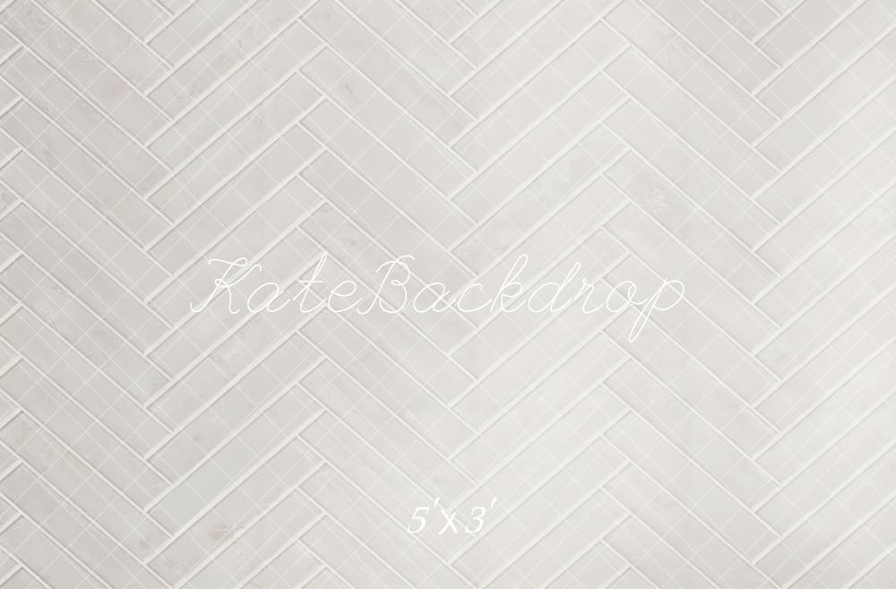 Kate White Herringbone Wooden Floor Backdrop Designed by Kate Image