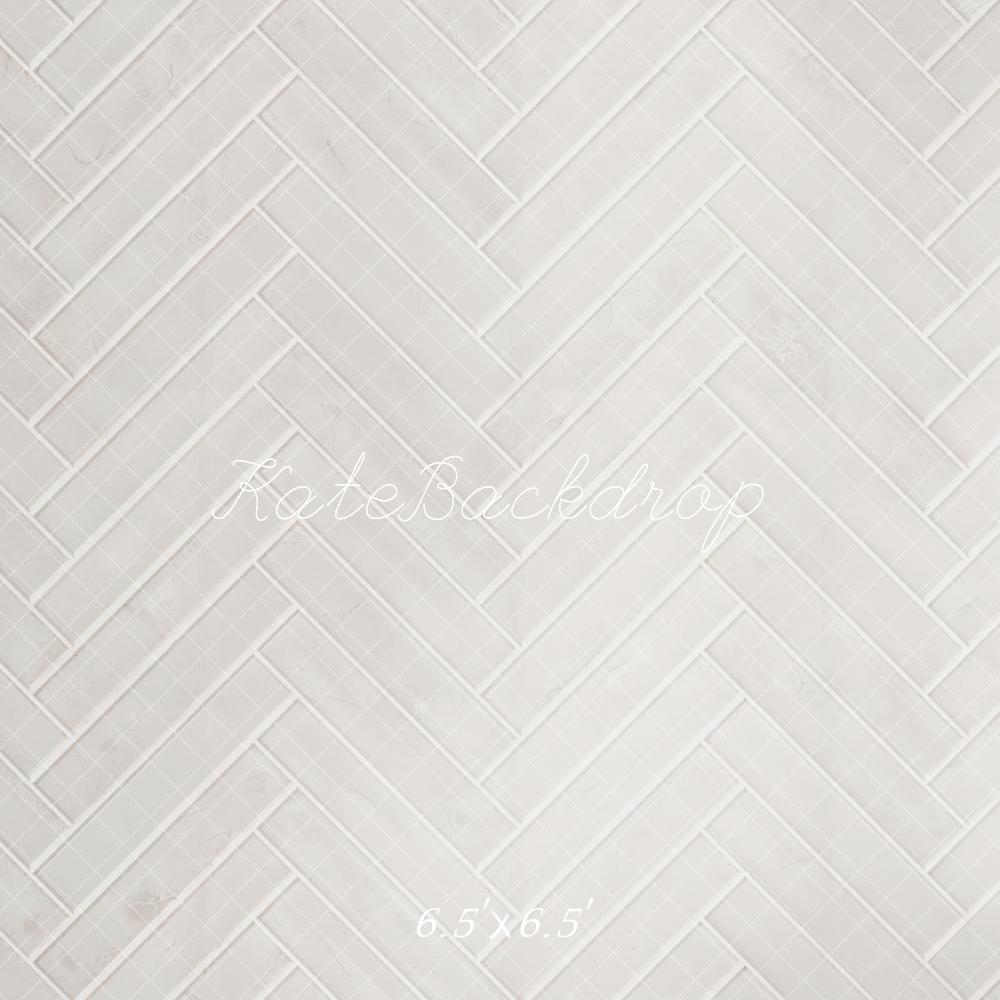 Kate White Herringbone Wooden Floor Backdrop Designed by Kate Image