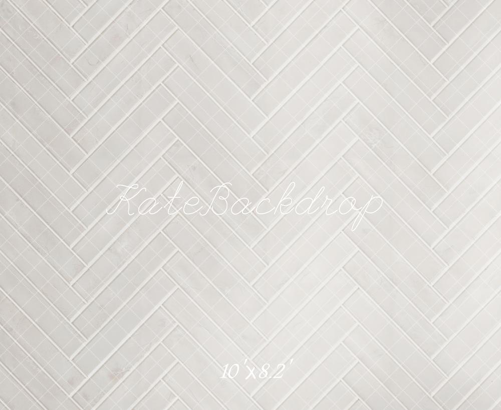 Kate White Herringbone Wooden Floor Backdrop Designed by Kate Image