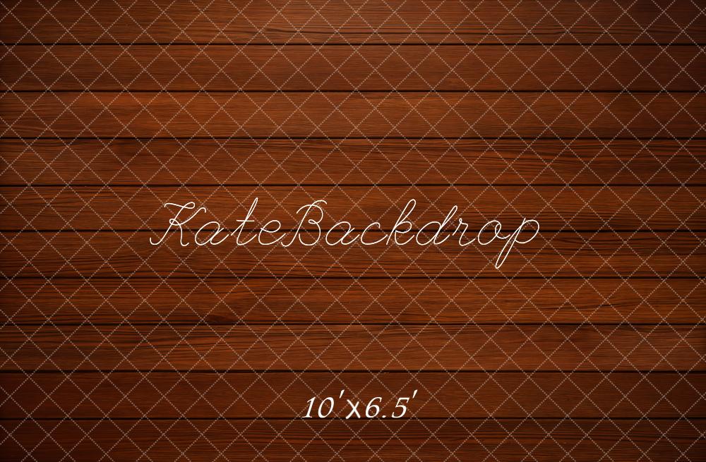 Kate Dark Red Wooden Floor Backdrop Designed by Kate Image