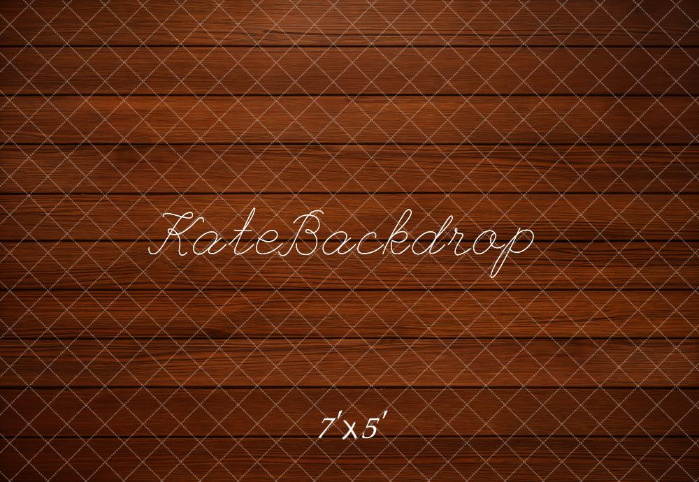 Kate Dark Red Wooden Floor Backdrop Designed by Kate Image