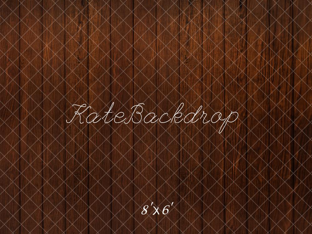 Kate Dark Brown Wooden Floor Backdrop Designed by Kate Image