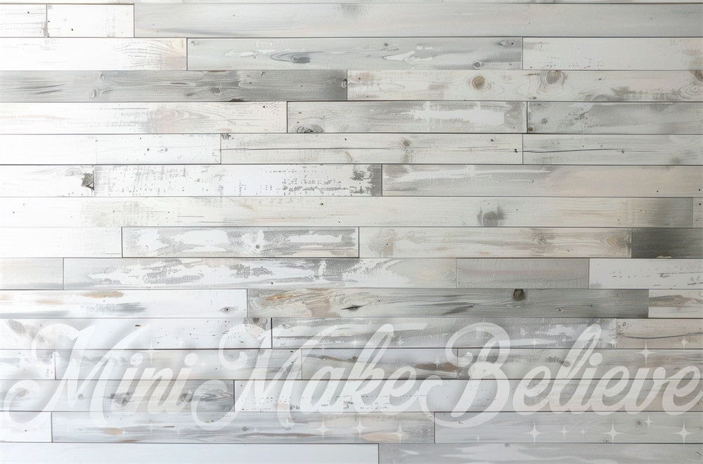 Kate White Gray Wood Floor designed by Mini MakeBelieve