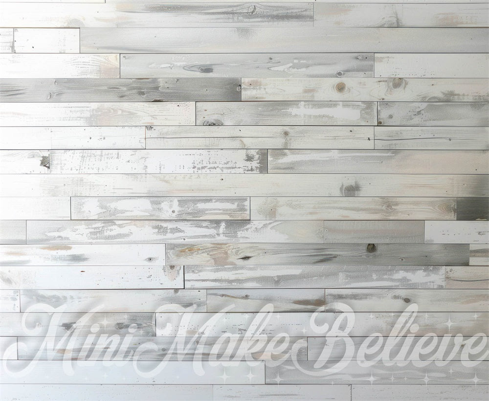 Kate White Gray Wood Floor designed by Mini MakeBelieve